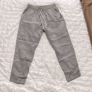 Linen Athleta pants with cuff